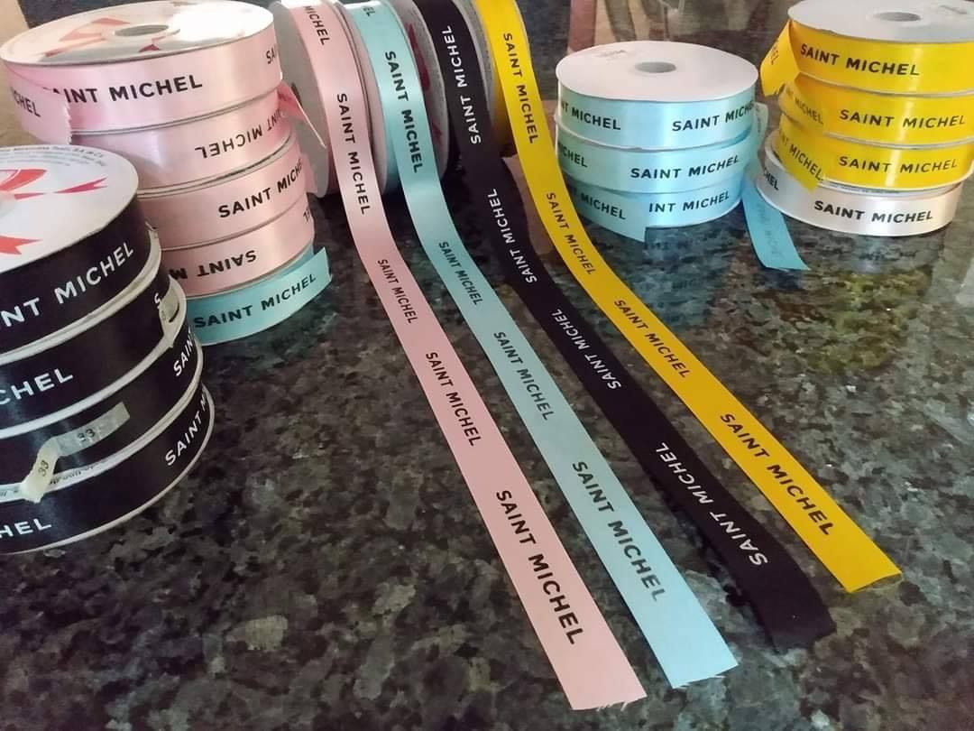 2.5cm satén doble cara